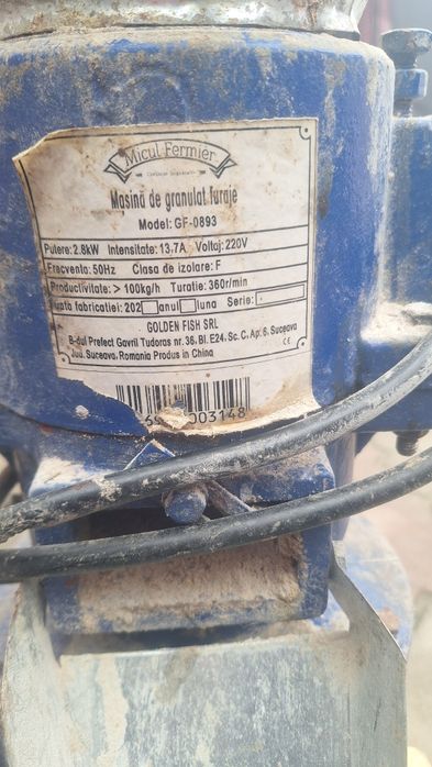 Granulator furaje Micul Fermier 2.8 kW, capacitate 90 Kg/h