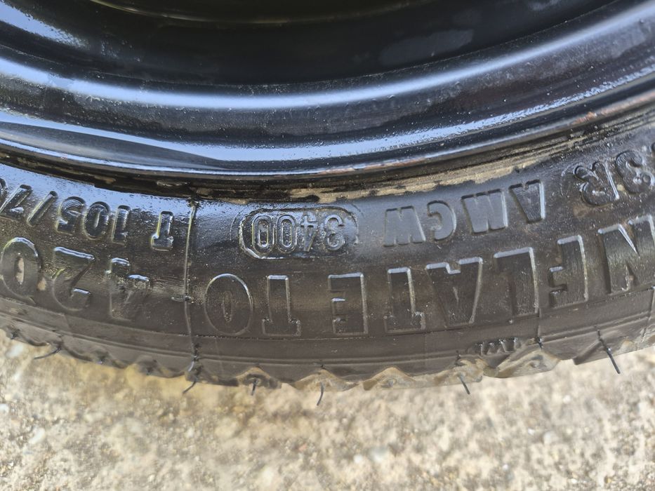 Оригинална  джанта тип патерица 14" за Фолксваген VW 4×100 резервна гума
