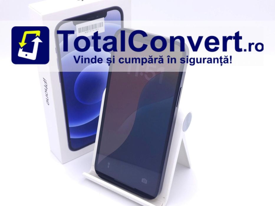 Apple iPhone 12 64GB Black 4GB Single SIM, Garantie 24 luni | #D89374