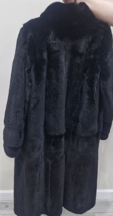 Шуба тёмно коричневый