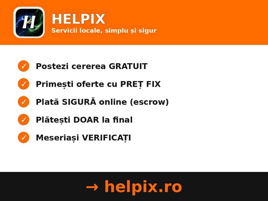 Câștigi bani extra weekendul? Lucrări pe Helpix - 0% comision