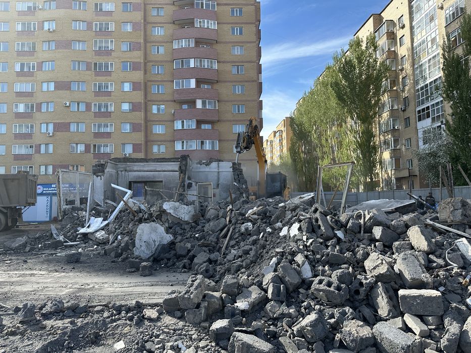 Услуги экскаватора; снос; котлован; гидромолот