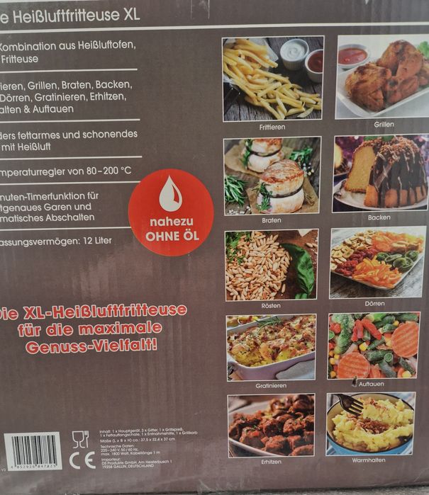 Fryer Gourmetmaxx 12l