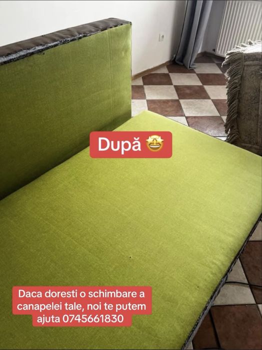 Curățare/igienizare canapele, saltele, fotolii
