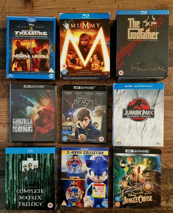 Blu Ray , 4к и DVD Филми