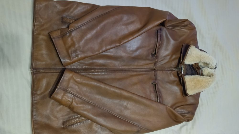 Мъжко кожено яке Л