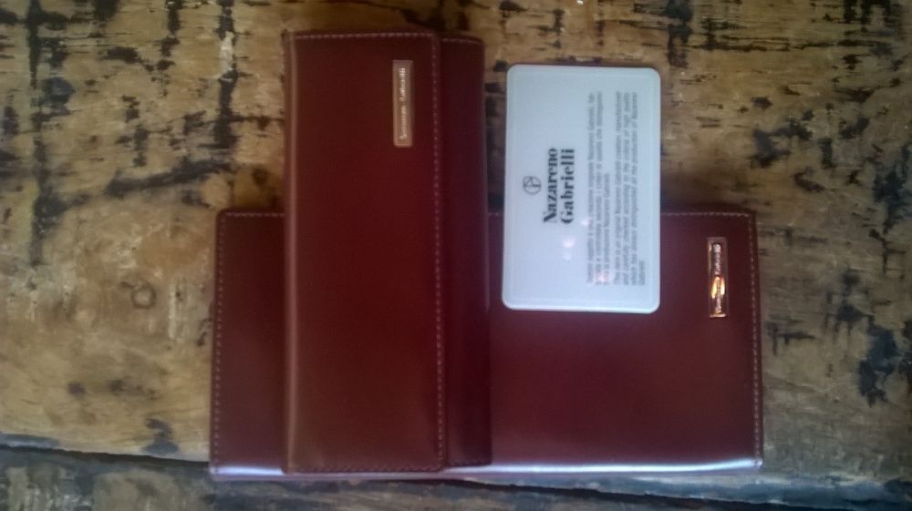 портфейл и ключодържател антики NAZARЕNO GABRIELLI оригинал