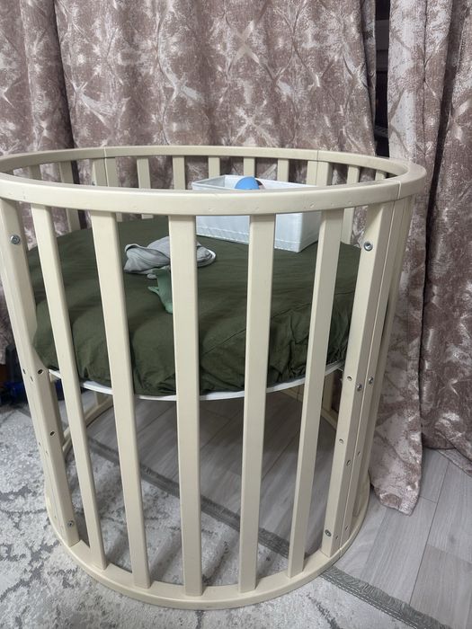 Кроватка трансформер массив береза