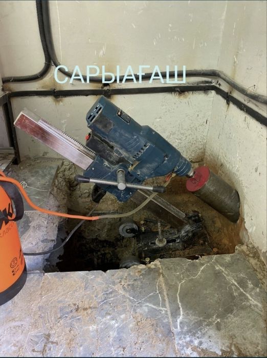 Алмазное бурение Сарыағаш сверление