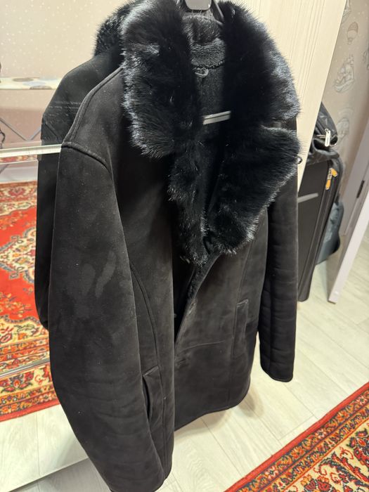 Дубленка мужская (замша+норка)