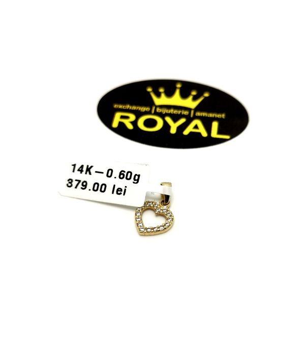 Bijuteria Royal pandantiv din aur 14k 0.60 gr