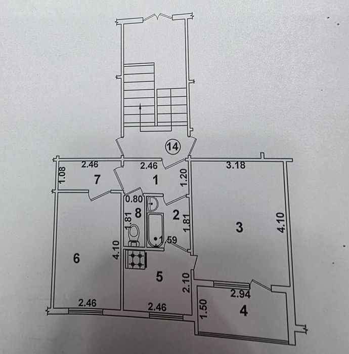 Мукими мост / Шота Руставели 43 м2. Фасад 9 метров