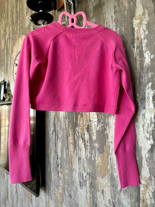 Cardigan roz NOU_ZARA marime 140 (fete 9-11 ani)