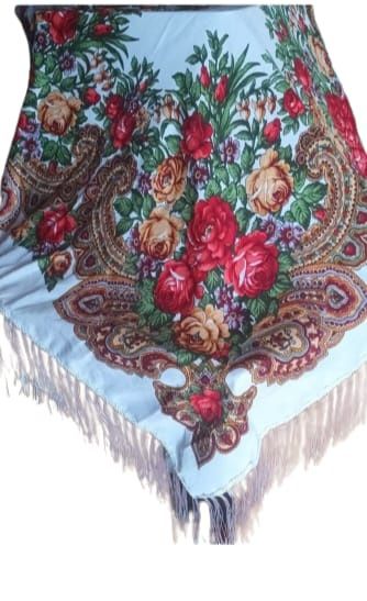Batic tradițional cu franjuri 107x107 cm