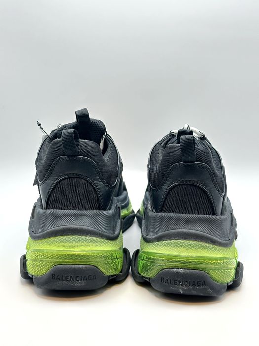 Balenciaga Triple S Black/Green Sneakers