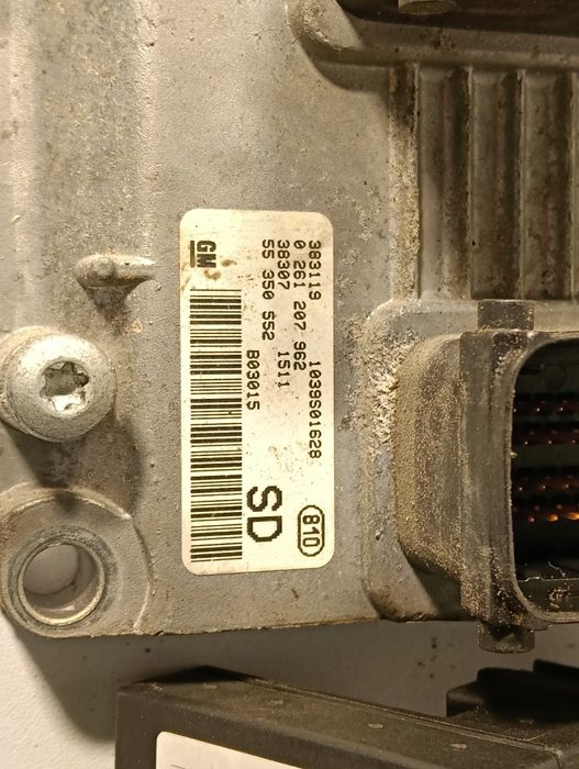 Комплект компютър ECU  Opel Corsa C 1.2 – готов за монтаж