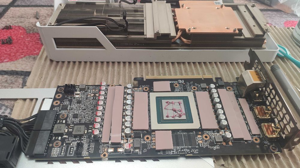 Intretinere placi video RTX 3080 4080, AMD, Mining, thermal pads