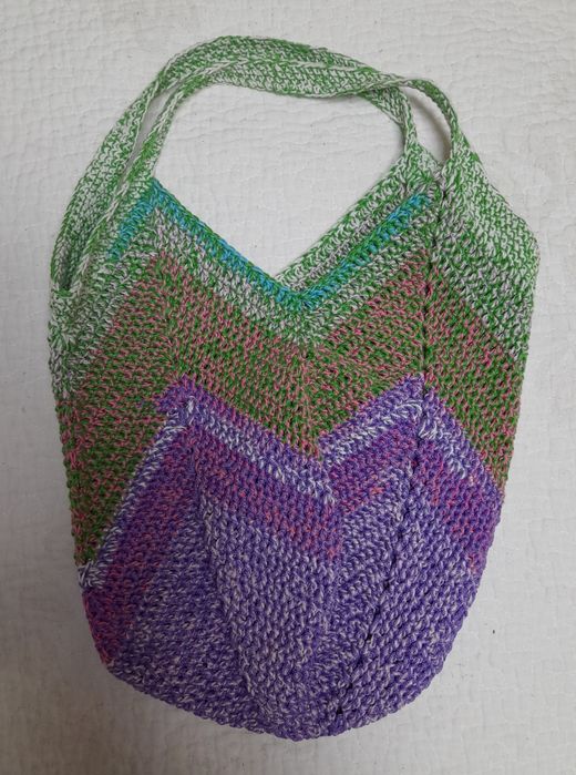 Шопер вязаный ручная работа