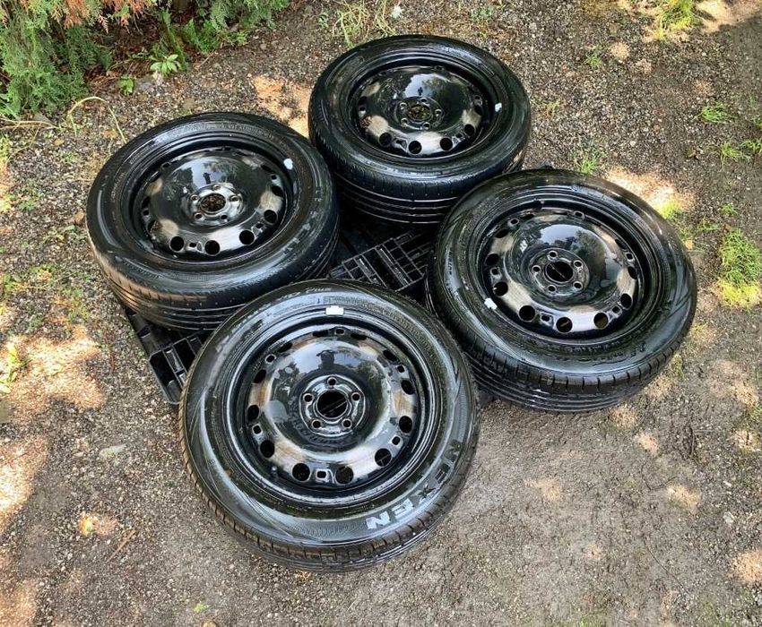 4бр.Оригинални джанти 15'' 5x100+ГУМИ 195/55/15 за Vw,Audi,Skoda,Seat