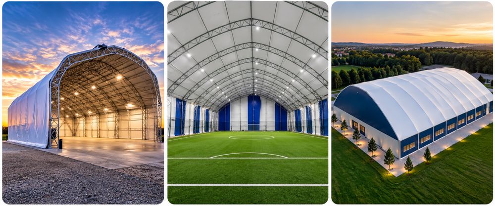 Corturi teren sportiv – Teren tenis / Fotbal / Sală sport