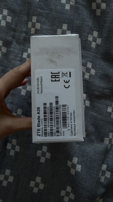 Продам новый телефон ZTE BLADE A36