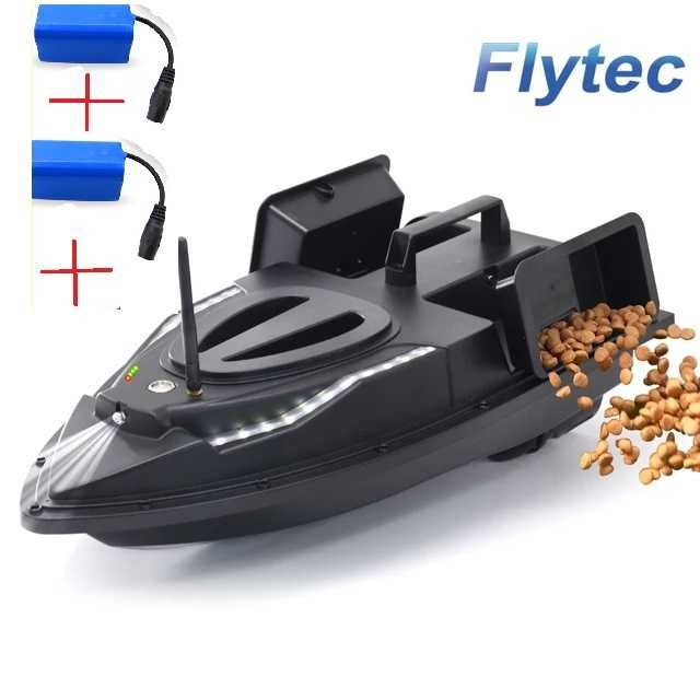 ПРОМОЦИЯ с ДВЕ БАТЕРИИ Flytec v700 лодка за захранка и разпъване