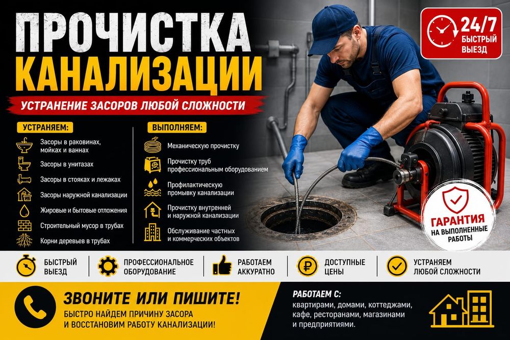 Чистка канализации