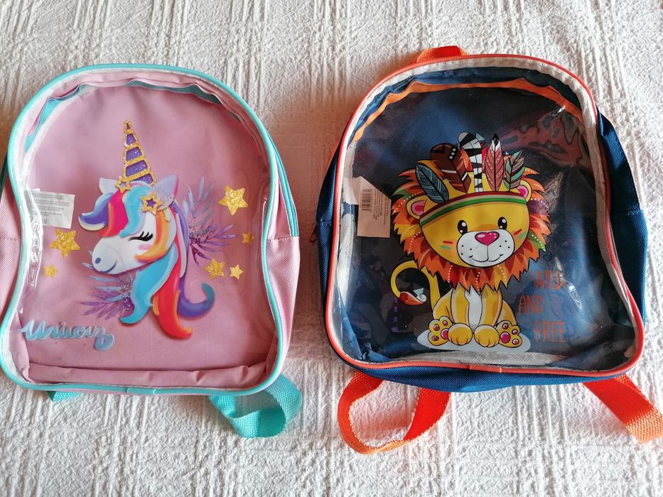 2 броя детски чанти за момче и момиче