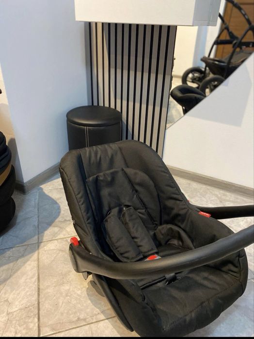CĂRUCIOR BABIES 3 în 1 - Optima Dark Black Gold 700 Lei