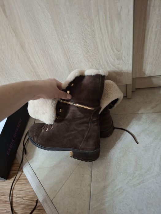 Ботинки зимние натуралка