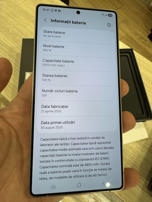 Samsung S25 Ultra, 12GB RAM, 512GB, 5G baterie 100% garantie
