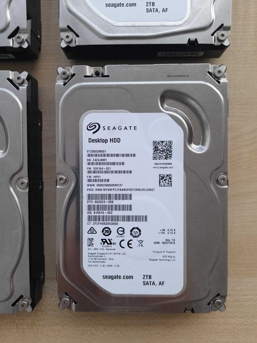 HDD Seagate Barracuda 2TB, 7200rpm, 64MB cache, SATA III, - 3,5 inch  PC DVR   150 lei