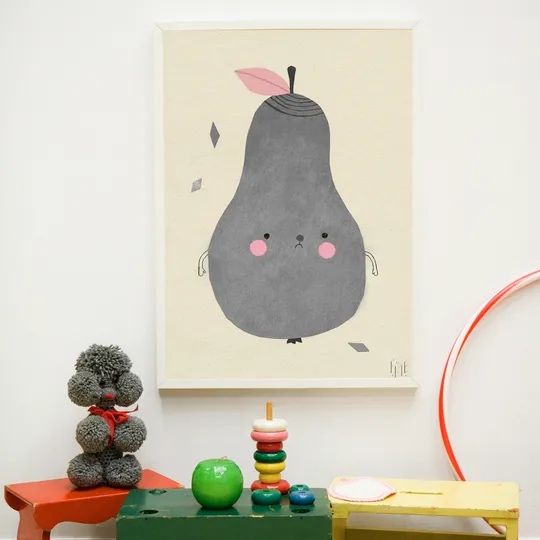 Постер за детска стая “круша”
