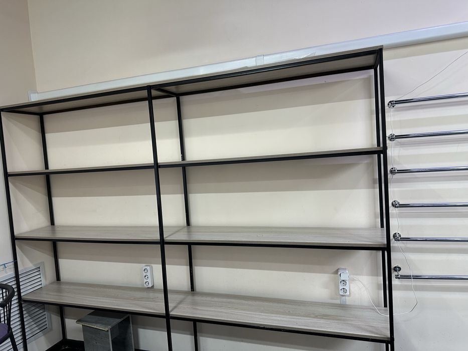 Полки стеллажи металлический каркас