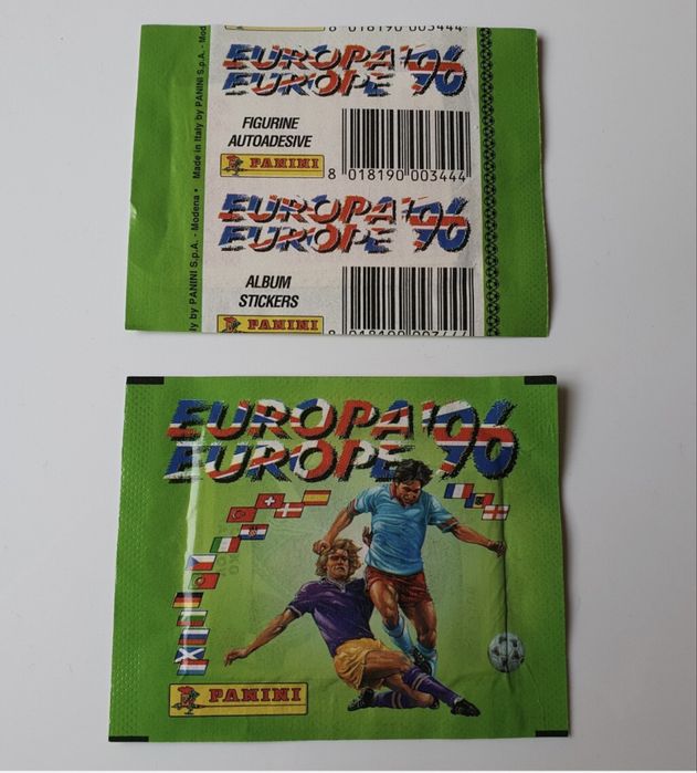 Panini Fotbal Euro 96  plicuri stickere sigilate - ocazie rara