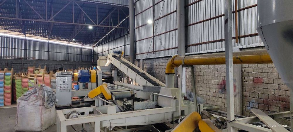 Линия по переработки автомобильных шин