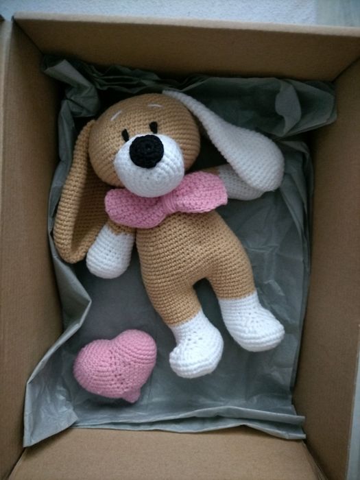 Плетена играчка на една кука