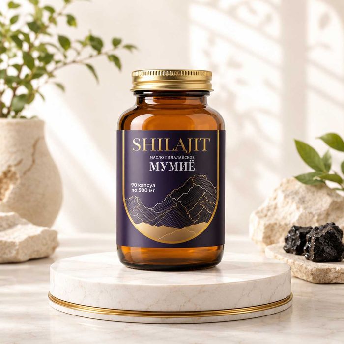 Mumiyo (Shilajit) 500 mg – Biologik faol qo‘shimcha
