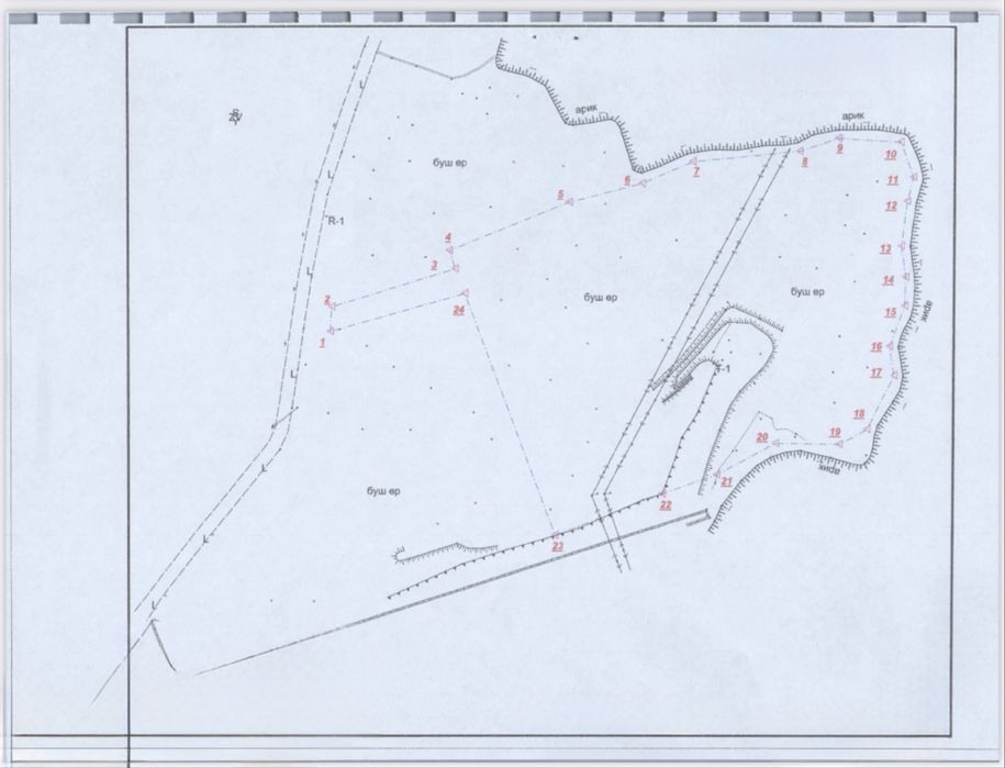Продажа земли 6 га. Кибрайский район. Чинабад