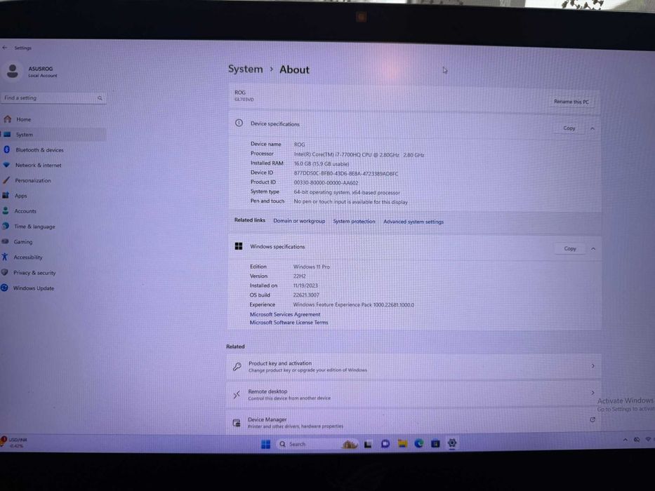 Laptop Gaming ASUS ROG STRIX