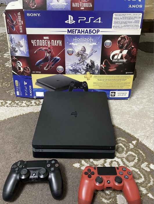 Пс 4 слим 1тб /ps 4 Slim , +65игр ,Sony Playstation 4 1tb
