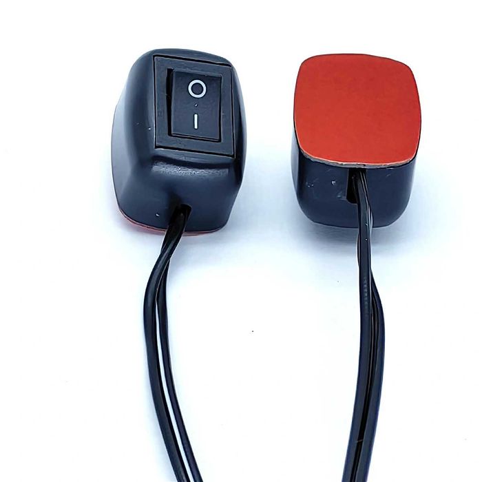 Buton ON OFF auto/moto montaj aparent – întrerupător 12V/24V DC 10A