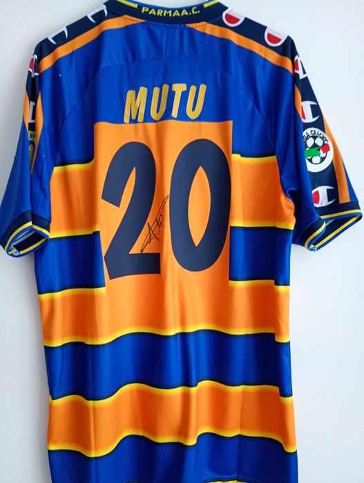 Tricou  AC Parma semnat Adrian Mutu