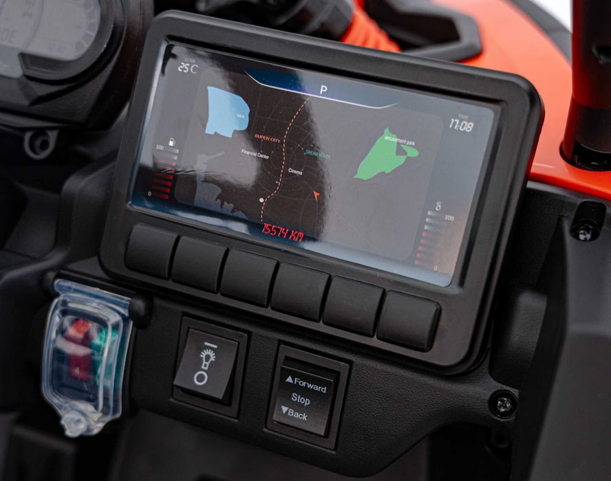 UTV electric pt copii Can-Am Maverick 24V 800W 4x4 (CA003) Portocaliu