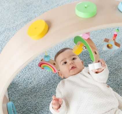 Jucarii bebelusi - arc cerc lemn curcubeu