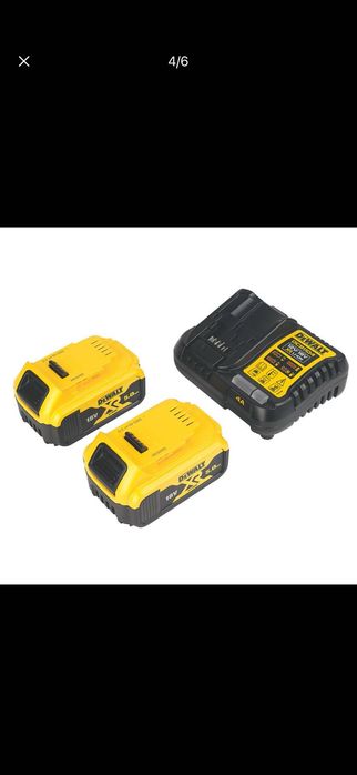 DEWALT DCK2063P2T-SFGB 18V 2 x 5.0Ah Li-Ion XR Brushless Cordless Twin Pack