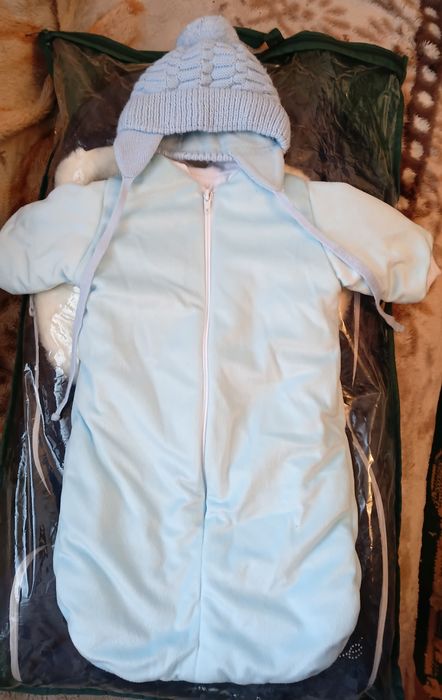 Зимний конверт на выписку