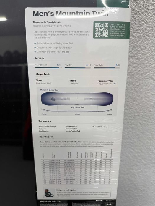 placa noua snowboard jones mountain twin wide L162cm