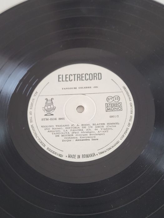 Colectie 3 discuri vinil muzica Tangouri celebre partea II si III, Electrecord Romania
