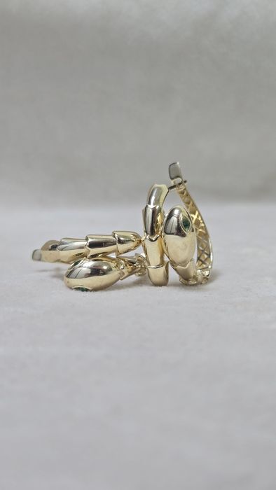 Серьги из жёлтого золото